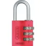 CANDADO ALUMINIO 145/30 ROJO CLAVE BLISTEADO Candados y bloqueo