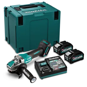 Kit Esmeril angular 40V x.lock + llave de impacto 1 Makita GA046GM202-1 Herramientas