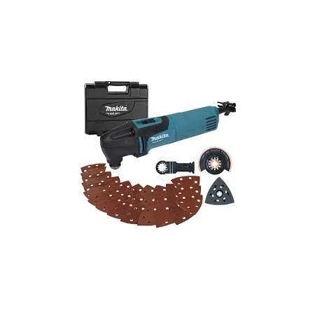 Multiherramienta + Accesorios Makita M9800BKX2 220W Herramientas electricas