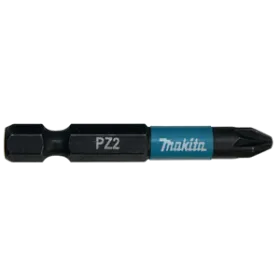 Punta Makita Impact Black PZ2 x 50 mm B-63753 (2 Unidades) Accesorios de herramienta