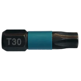Punta Makita Impact Black Torx T30 x 25 mm B-63694 (Pack 2 Unidades) Punta Torx