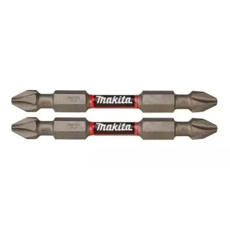 Punta Doble Makita Impact premier Ph2-65 mm 2 unidades Puntas phillips
