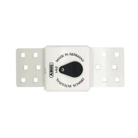 Cerradura de Acero ABUS DI142 + Candado Diskus Blanco Blisteado para Vehículos Modelo 86650-0 Candados y bloqueo