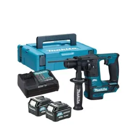 Rotomartillo SDS-PLUS 16 Mm 2 Modos - 1, 8 Kg. / 2 Baterias Li-ion 4, 0 Ah + Cargador DC10SA (carga Rápida) BL Motor Makita R