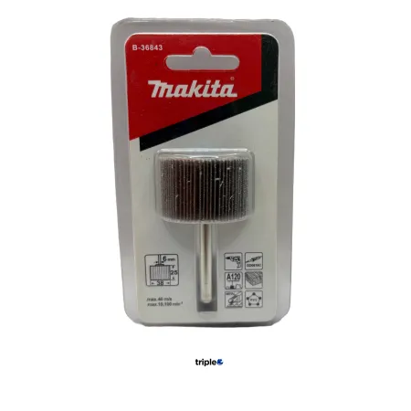 Rueda Traslapada Makita Grano A120 38,1 x 25,4 x 6 mm B-36843