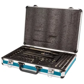 Set Makita 18 Piezas Brocas Puntos Cinceles y Mandril D-71196 Accesorios de herramienta