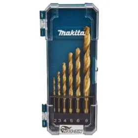 Set de broca HSS-TIN metal 6 unidades Brocas
