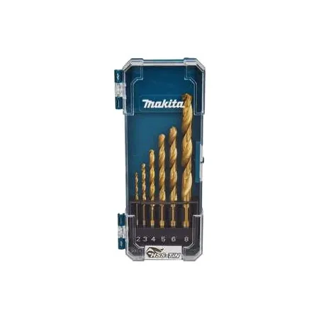 Set de broca HSS-TIN metal 6 unidades Brocas