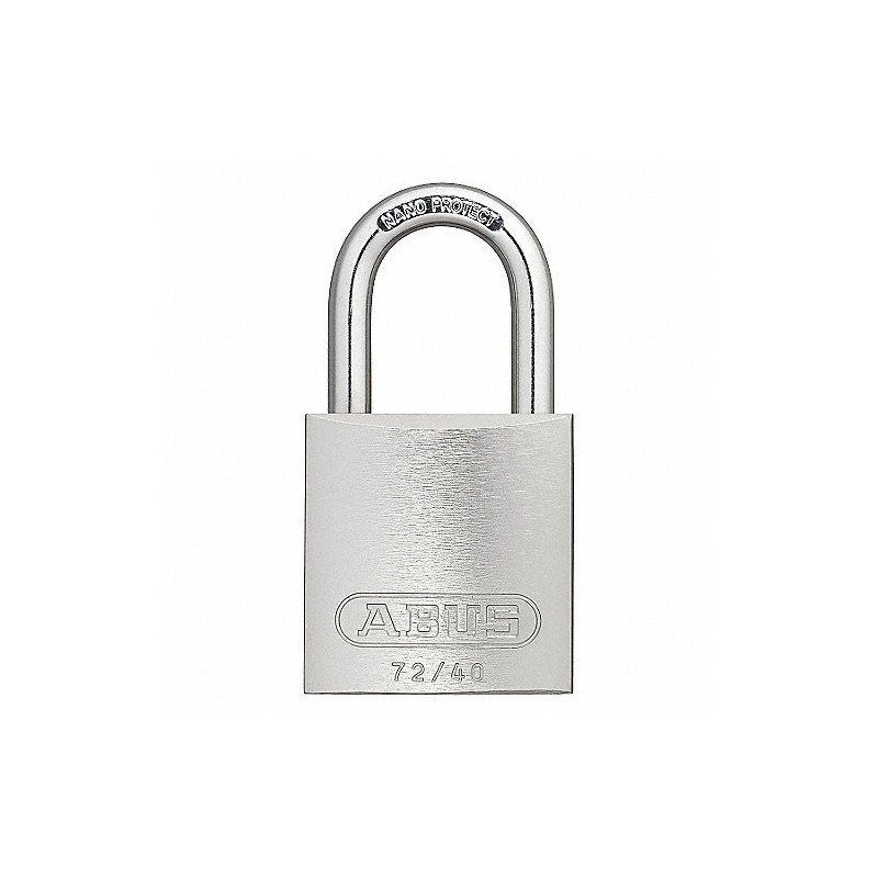 ABUS Candado de seguridad de aluminio de 72/30 KD con llave diferente con  grillete de 1, amarillo