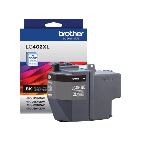 Cartucho de Tinta Original Brother LC402XLBKS Negro de Alto Rendimiento Tinta inyección impresora
