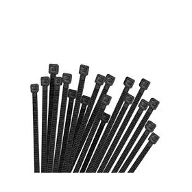 Amarra cable 2,5mm negra largo 200mm 100un Ferreteria