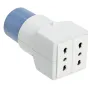 Adaptador Industrial Vimar 16A Enchufe Industrial a Enchufe Hembra Normal 00361 Enchufes electricos