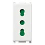 Toma Corriente Vimar 2P+T 16A P17/11 Blanco 14203 Enchufes electricos - vista detalle