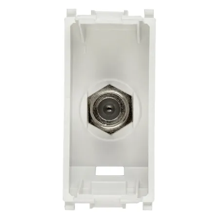 Toma Conector Vimar Tipo F Hembra Blanco 14318 Enchufes electricos