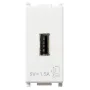 Cargador USB Vimar 5V 1,5A 1 Módulo Blanco 14292 Enchufes electricos - vista detalle