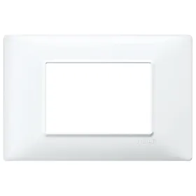 Placa Vimar Plana 3 Módulos Tecnopolímero Blanco 14653.01 Electricidad