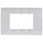 Placa Vimar Plana 3 Módulos Tecnopolímero Blanco 14653.01 comprar en Chile