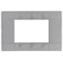 Placa Eléctrica Vimar Plana 3 Módulos Plata Mate 14653.20 comprar en Chile