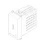 Cargador USB-C Vimar 5V 1,5A 1 Módulo Blanco 14292.C Enchufes electricos