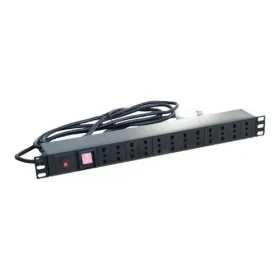 Zapatilla Eléctrica para Rack 12 Posiciones 10A PDU 19” Rack y Gabinetes