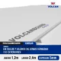 Plancha Internit Fibrocemento 5 mm 1,20 x 2,40 m Plancha Fibrocemento