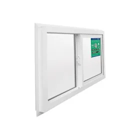 Ventana Termopanel PVC Corredera Advance 121 x 100 cm Materiales de Construccion