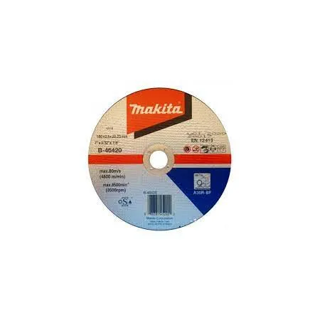 Disco Corte Metal Makita 7" 180x2,5x22,23 mm B-46420