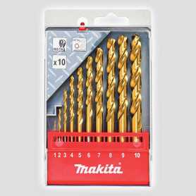 BROCA HSS-TiN METAL SURTIDO 10 PCS 1,2,3,4,5,6,8,9,10