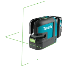 KIT SK106GDZ NIVEL LASER VERDE 4 PUNTOS 12v MAX CXT con DC10WD y BL102 Makita SK106GDZ-1 Herramientas