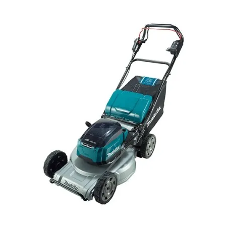 Cortacésped Autopropulsado Makita 36V (18Vx2) 21" Acero DLM532PT4 con 4 Baterías Cortadora de Césped