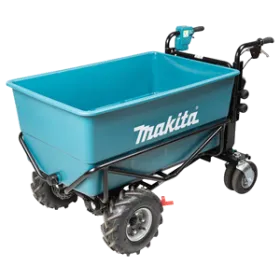 KIT DCU605Z CARRO TRANSP. 18Vx2un-300kgs BATEA PLANA y BL1850Bx4un-DC1 Makita DCU605Z-1 Herramientas