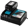 Set Cargador Rapido makita + Bateria 18V 3AH 191A24-4 Bateria para herramienta