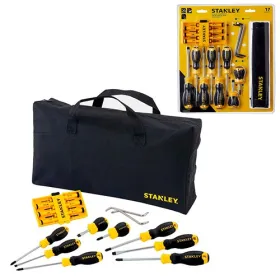 Juego destornilladores Stanley y Bolso STMT65616L LA 16 piezas Herramientas manuales