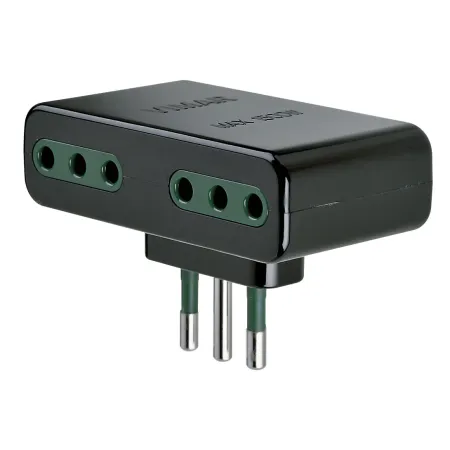 Enchufe Adaptador Triple Vimar Italiano S11 + 3P11 Enchufes electricos