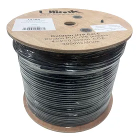 Cable UTP Exterior Cat6 Aleación 23 AWG Rollo 305 Metros TRIPLEE