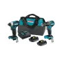 Kit Taladro Percutor + Atornillador Impacto 18v Makita DLX2414YX7-3 kit de herramientas - especificaciones