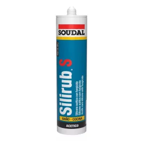 Silicona Soudal Baño y Cocina Almendra 300 ml Sellos y adhesivos
