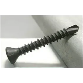 Tornillo Autoavellanante para Fibrocemento Punta Broca 7 x 1 1/4" Caja 100 Unidades Fijaciones