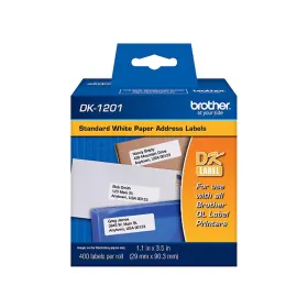 Etiqueta Adhesiva Brother DK-1201 29 mm x 90,3 mm Original Etiquetas de Impresora