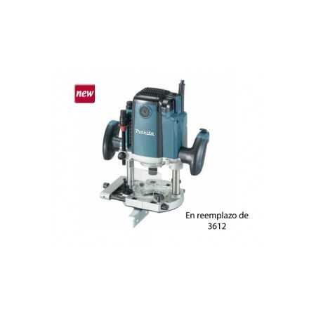 Rebajadora 1/2" Y 1/4" 1650 W. - 22.000 Rpm. Makita Rp1801