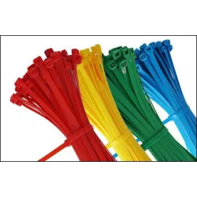 Amarra cable 3,6mm azul largo 150mm 100un Ferreteria