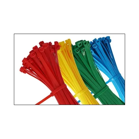 Amarra cable 3,6mm azul largo 150mm 100un Ferreteria