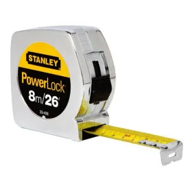 Huincha de Medir Stanley PowerLock 8 Metros 33-428