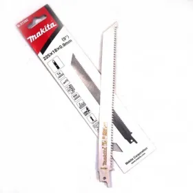 Sierra SABLE BIM para BAMBOO, Madera, PVC 225mm X 0.9mm X 15TPI Makita Accesorios de herramienta
