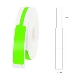 Cinta para Rotular Cables NIIMBOT D110 12,5 x 74 + 35 mm Amarilla Cintas Rotuladoras