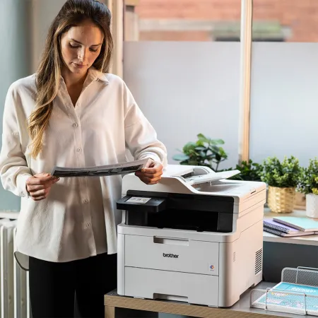 Impresora Multifuncional Brother DCP-L3560CDW Color Impresoras