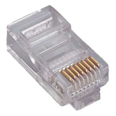 Conector RJ45 CAT6 para Cable UTP – Bolsa de 100 Unidades Conectores