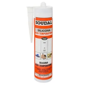 Silicona alta temperatura 300ml soudal Sellos y adhesivos
