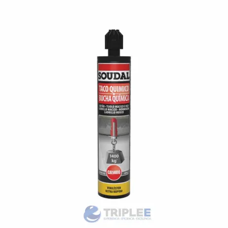 Taco Químico Anclaje Soudal CA 1400 280 ml Sellos y adhesivos