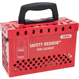 CAJA BLOQUEO GRUPAL ACERO B835 ROJA Candados y bloqueo